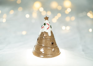 Hand thrown Tree - Gingerbread - Small