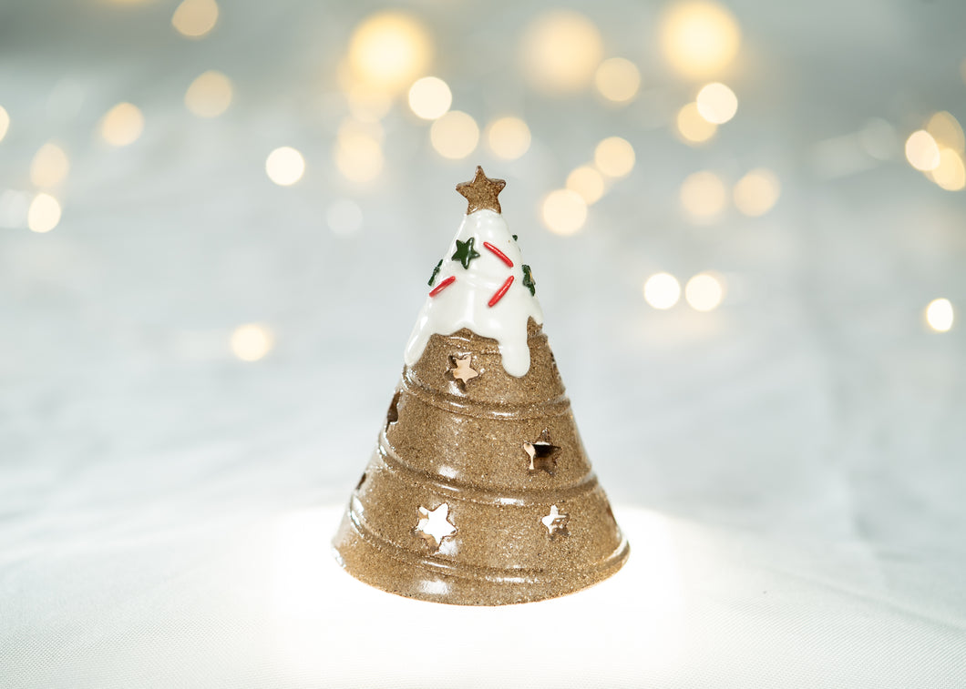 Hand thrown Tree - Gingerbread - Small