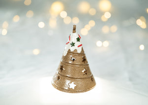 Hand thrown Tree - Gingerbread - Small