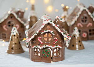 Hand thrown - Gingerbread House