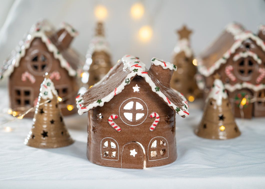 Hand thrown - Gingerbread House