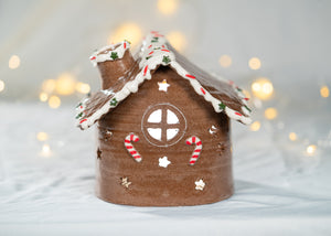 Hand thrown - Gingerbread House