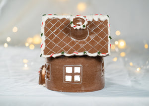 Hand thrown - Gingerbread House