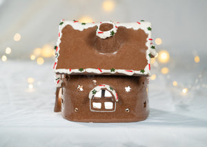 Hand thrown - Gingerbread House