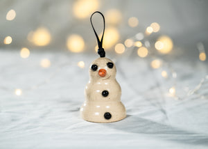 Snowman Bell Ornament