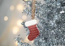 Load image into Gallery viewer, Knit Stocking Ornament