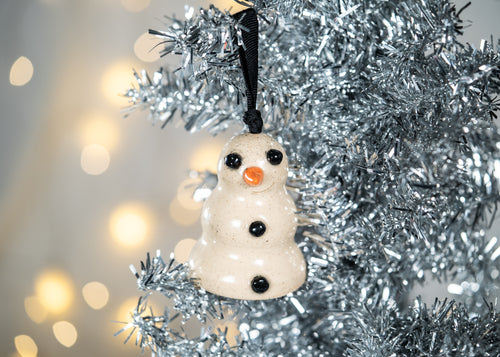 Snowman Bell Ornament