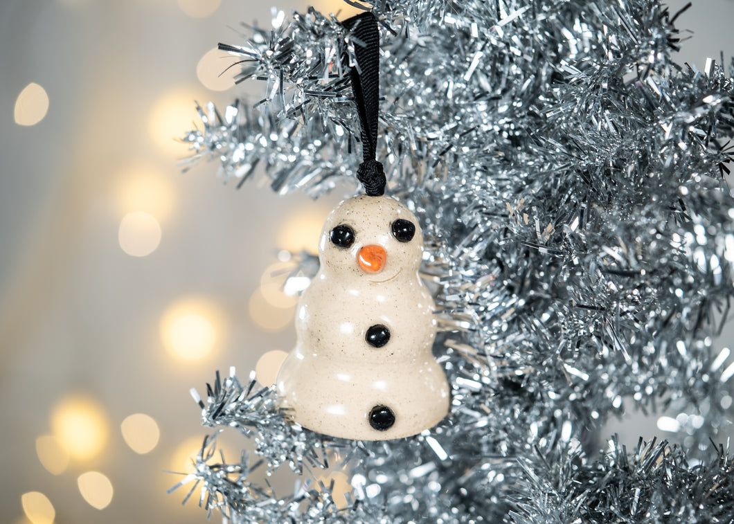 Snowman Bell Ornament