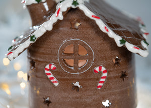 Hand thrown - Gingerbread House