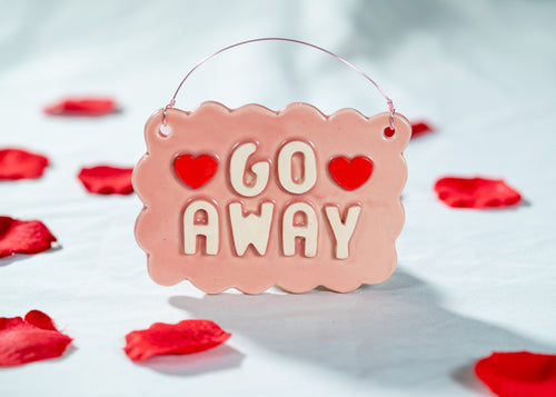 Go Away Wall Hanging