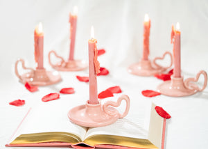 Chamberstick candle holder