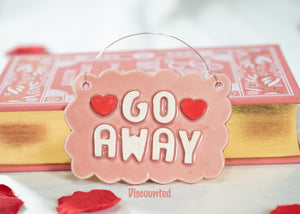 Go Away Wall Hanging