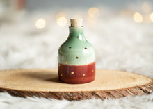 Load image into Gallery viewer, Jingle Bells in a bottle with gold accents